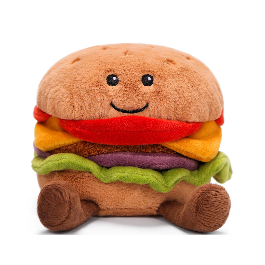 Juicy Cheese Burger 10cm Soft Toy