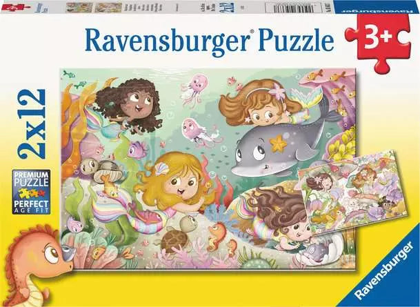 Mermaids 2x12 Piece Jigsaw Puzzle