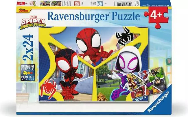 Spidey and amazing friends 2x24 Piece Puzzles