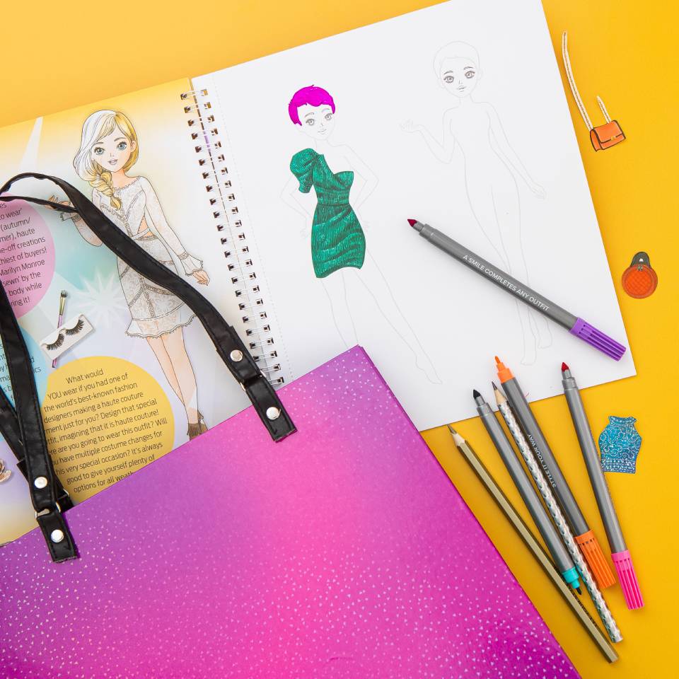 Pop Fashion Designer Tote Bag & Catwalk Portfolio