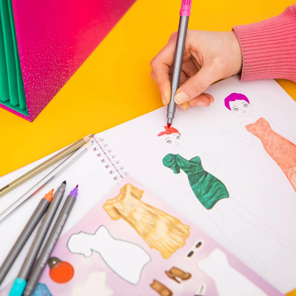 Pop Fashion Designer Tote Bag & Catwalk Portfolio