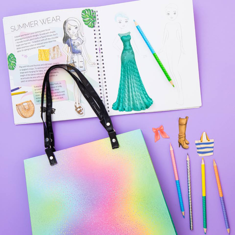 Pop Fashion Designer Tote Bag & Fashion Portfolio