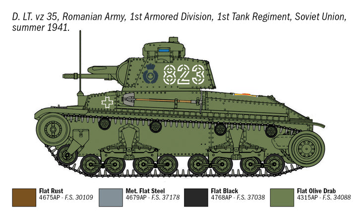Italeri Panzerkampfwagen 35 (T) 1:72 Scale Kit