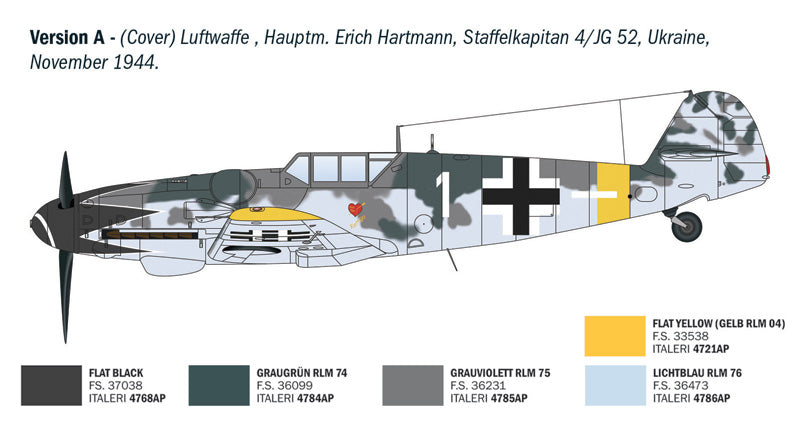 Italeri Bf 109 G-2/G-6 Aces