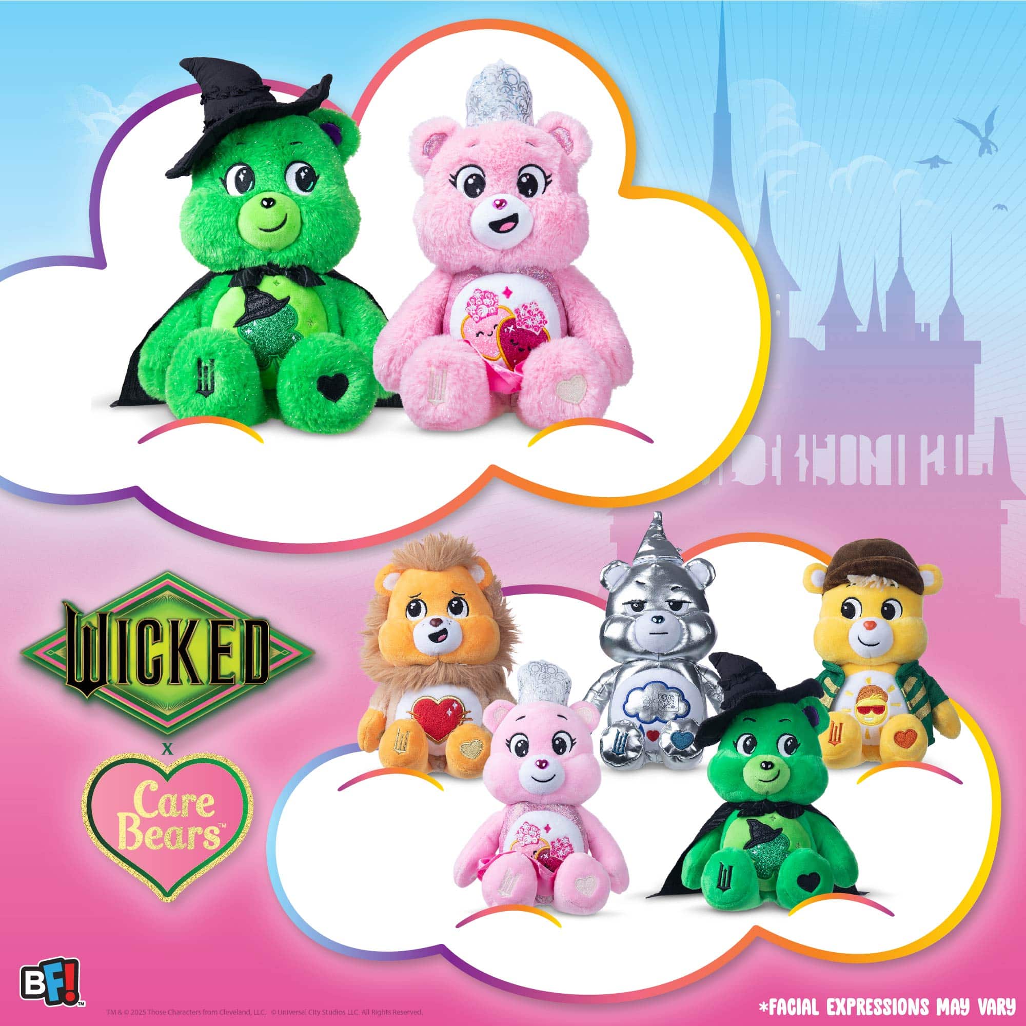 Care Bears x Wicked 30cm Plush 2 Pack