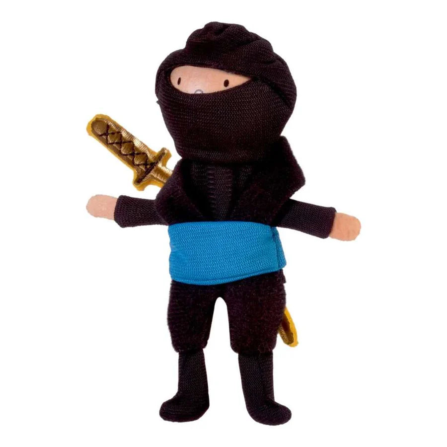 Finger Puppet - Blue Ninja