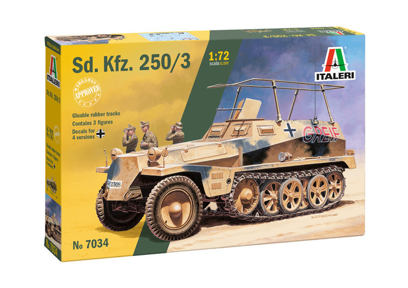 Italeri SDKFZ 250/3 Halftrack 1:72 Scale Kit