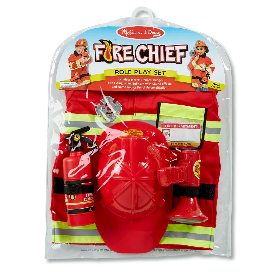 Melissa & Doug Fire Chief Roleplay Costume