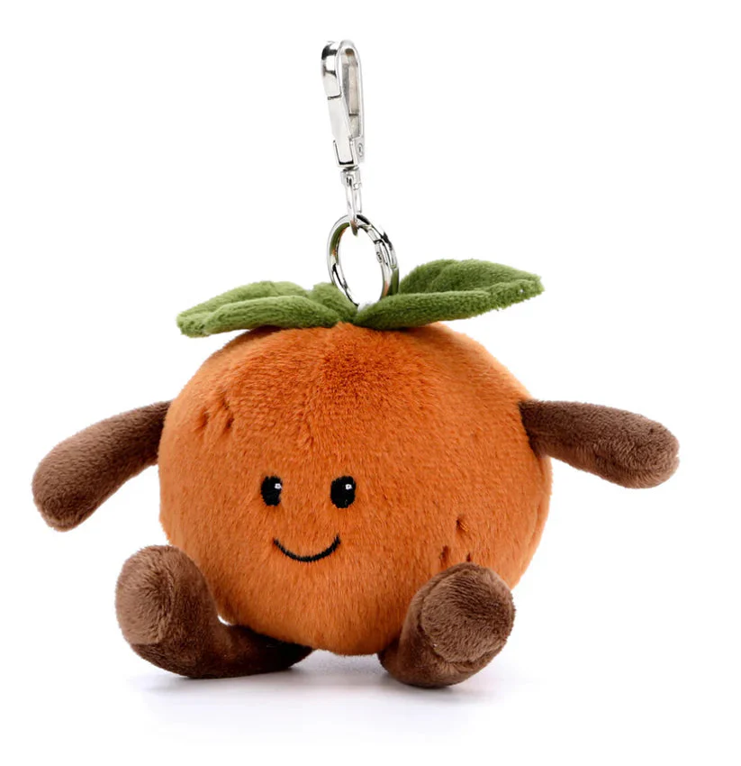 Sweet Orange 8cm Bag Charm