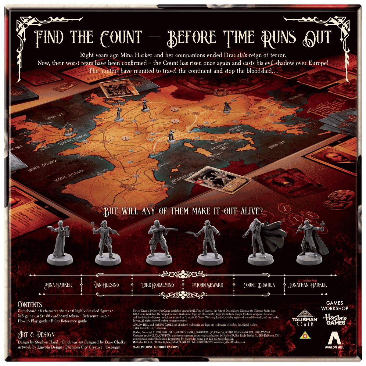 Fury of Dracula Board Game