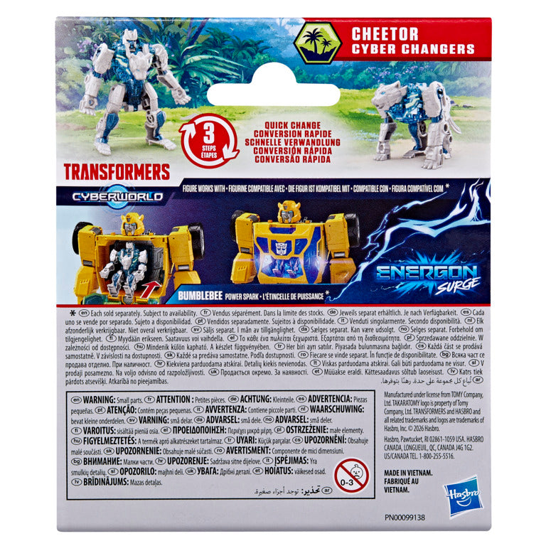 Transformers Cyberworld Cyber Changers Cheetor