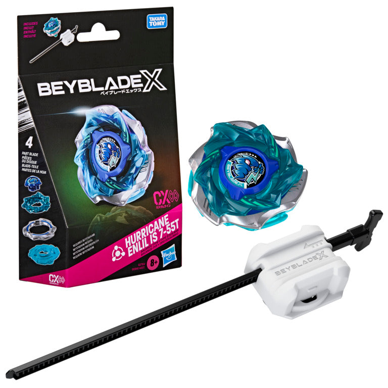 Beyblade X Hurricane Enlil IS 7-55T CX Infinity Starter Pack Set