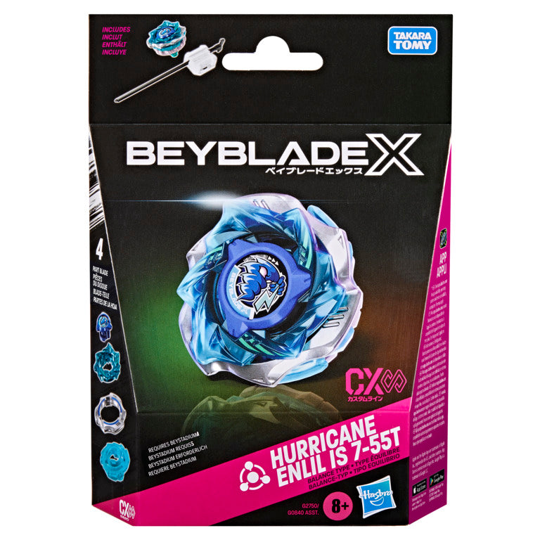 Beyblade X Hurricane Enlil IS 7-55T CX Infinity Starter Pack Set