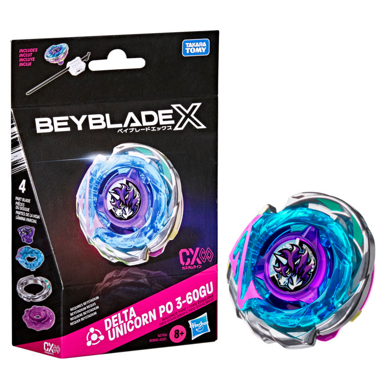 Beyblade X Delta Unicorn PO 3-60GU CX Infinity Starter Pack Set