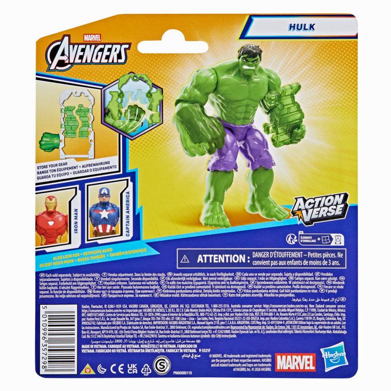 Marvel Avengers Action Verse Hulk Figure