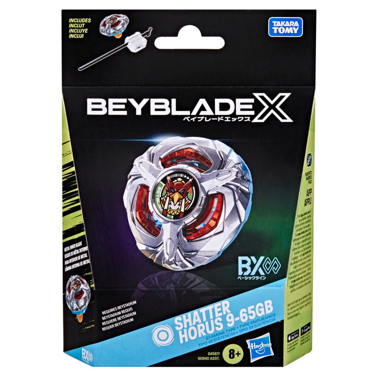 Beyblade X Shatter Horus 9-65GB BX Infinity Starter Pack Set