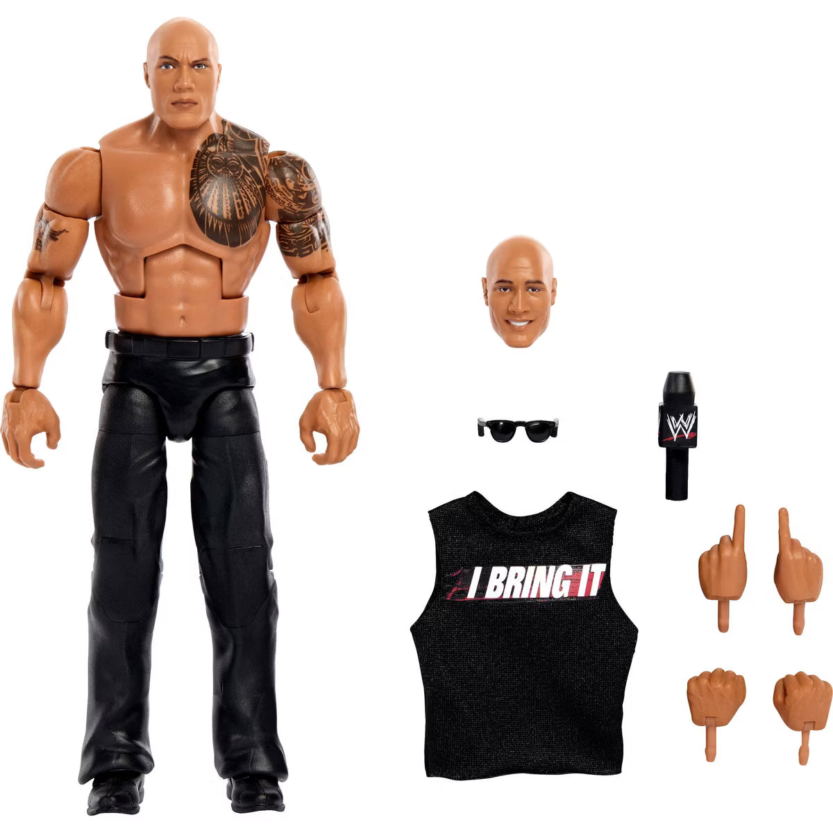 WWE Elite Collection Greatest Hits The Rock Action Figure