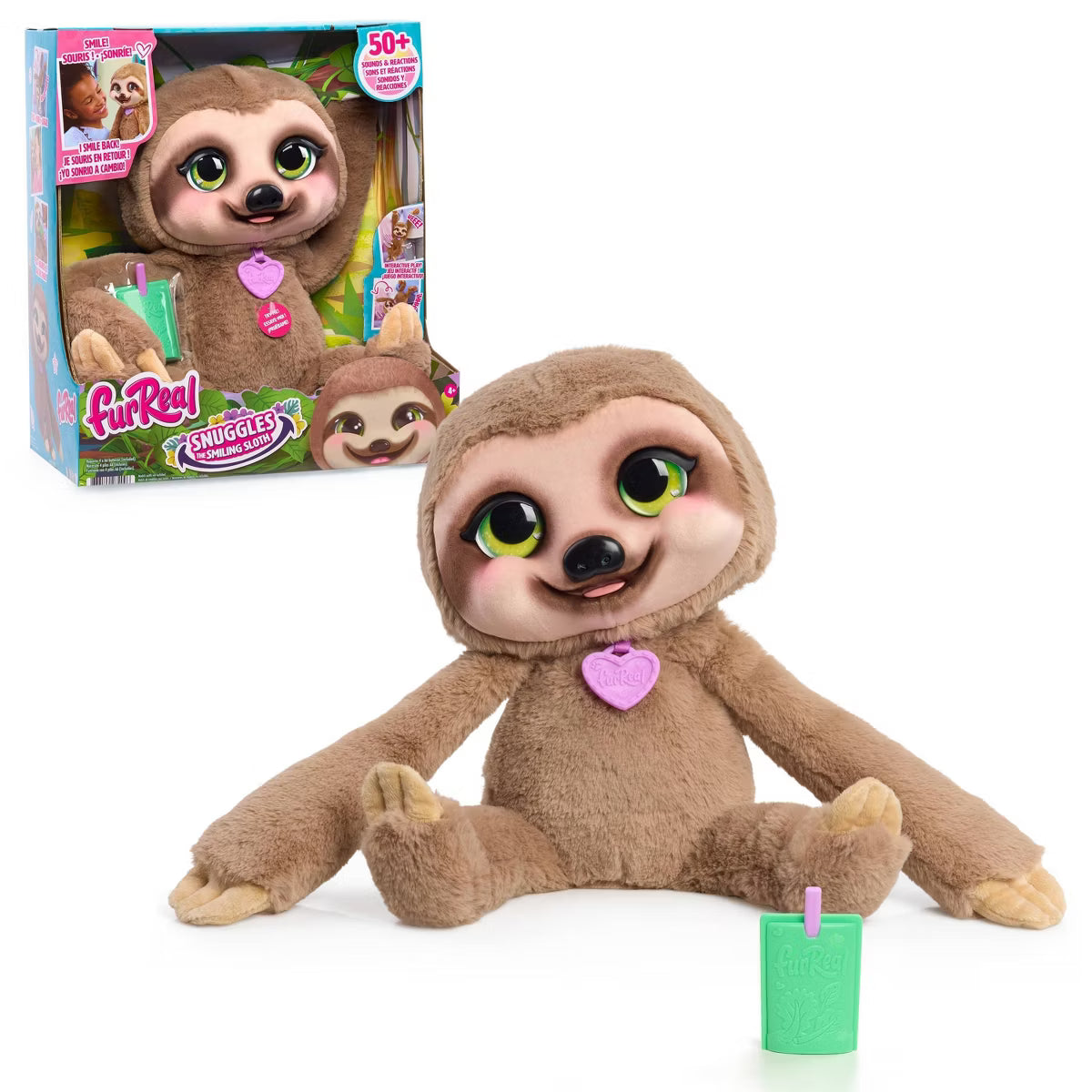 FurReal Snuggles the Smiling Sloth Interactive Plush Toy