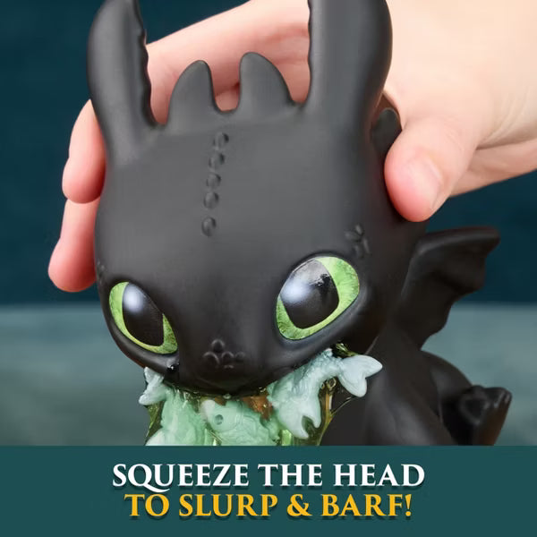 How to Train your Dragon Barfing Toothless