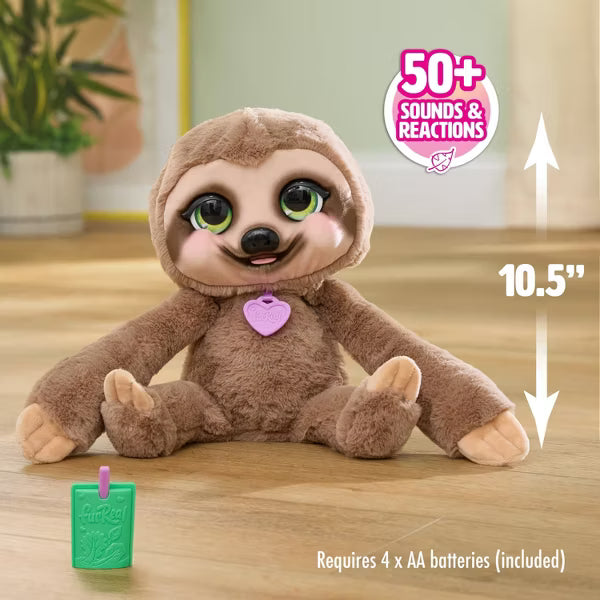FurReal Snuggles the Smiling Sloth Interactive Plush Toy
