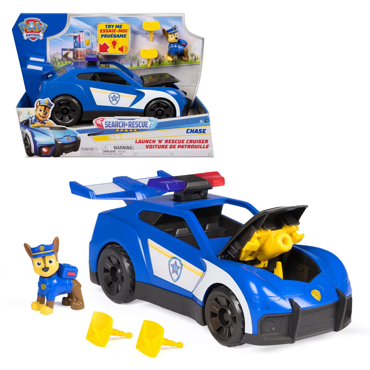 Paw Patrol Search & Rescue Chase Launch 'n' Rescue Cruiser