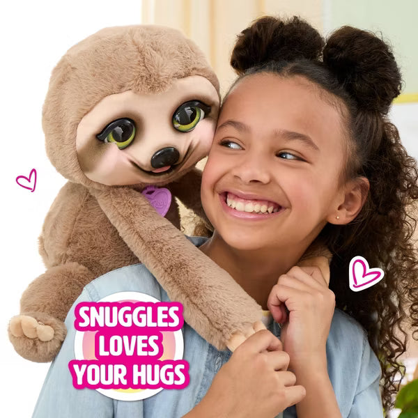 FurReal Snuggles the Smiling Sloth Interactive Plush Toy