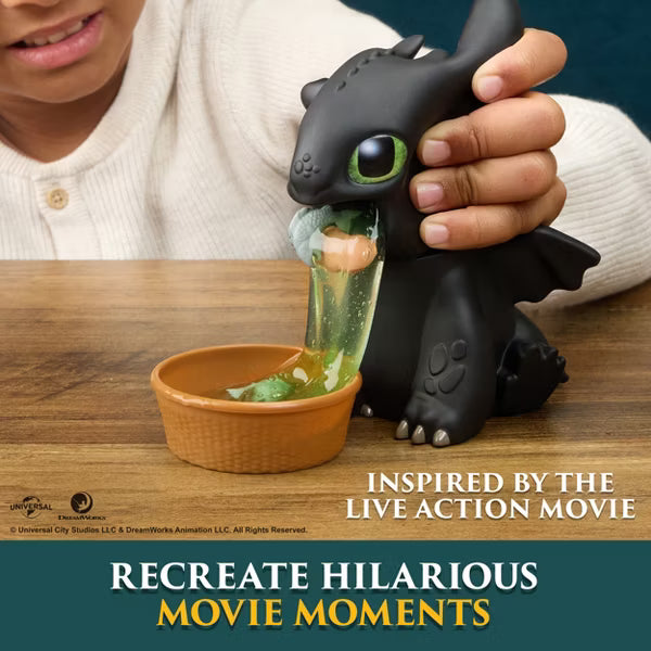 How to Train your Dragon Barfing Toothless