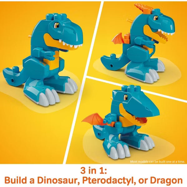 Mega Bloks 3-in-1 Build & Chomp Dino Set