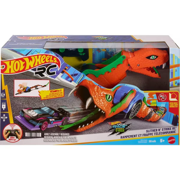 Hot Wheels  Lets Race Slither & Strike RC Snake Playset