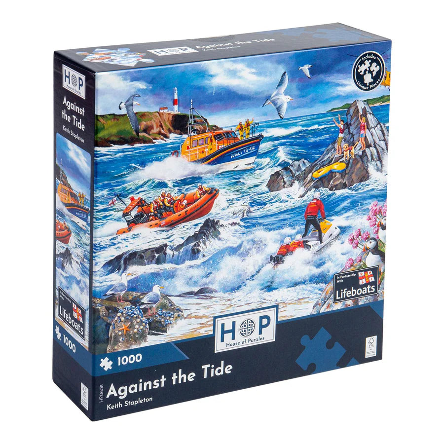 Against The Tide 1000 Piece Jigsaw Puzzle