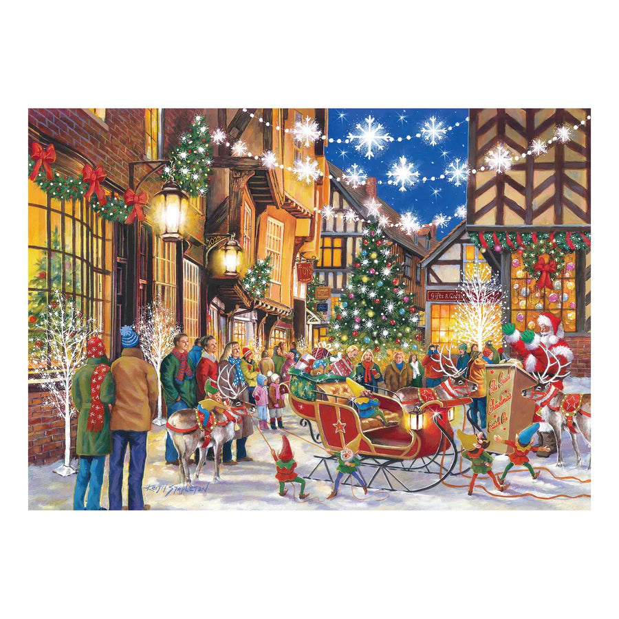 House of Puzzles Santa Switch On Christmas 1000 piece jigsaw