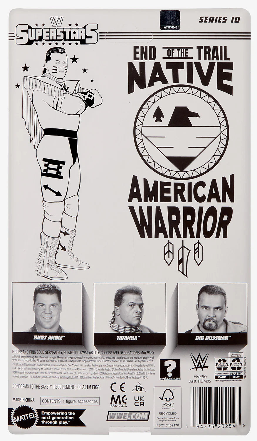 WWE Superstars Tatanka Series 10