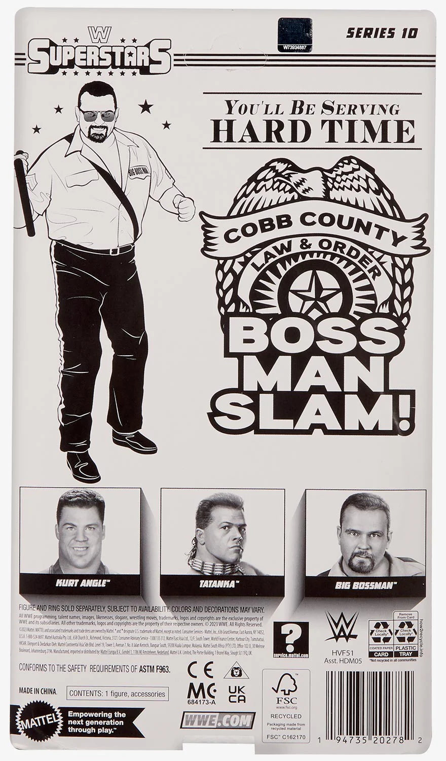 WWE Superstars Big Bossman Series 10