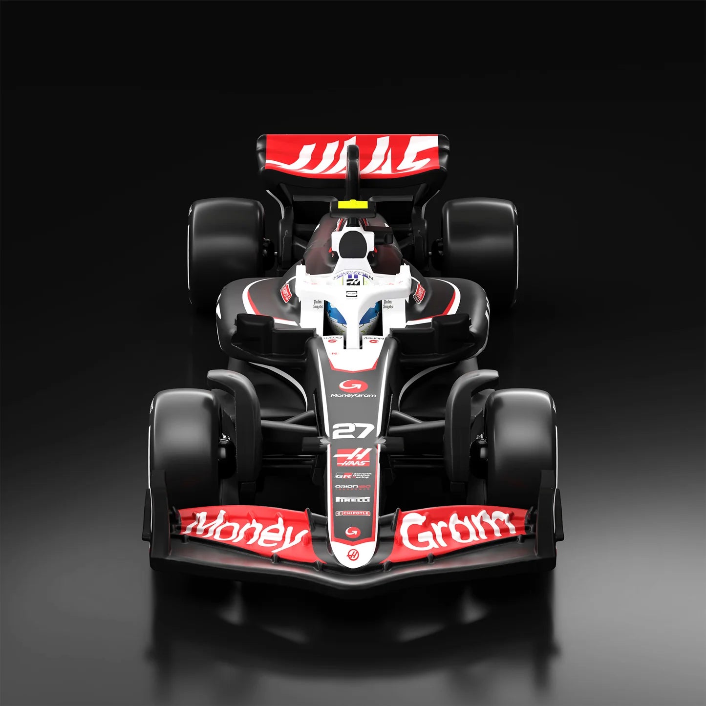 Hot Wheels Premium 2024 Formula 1 Diecast Cars MoneyGram Haas F1 Team - VF24 (No. 27) 1:64 Scale