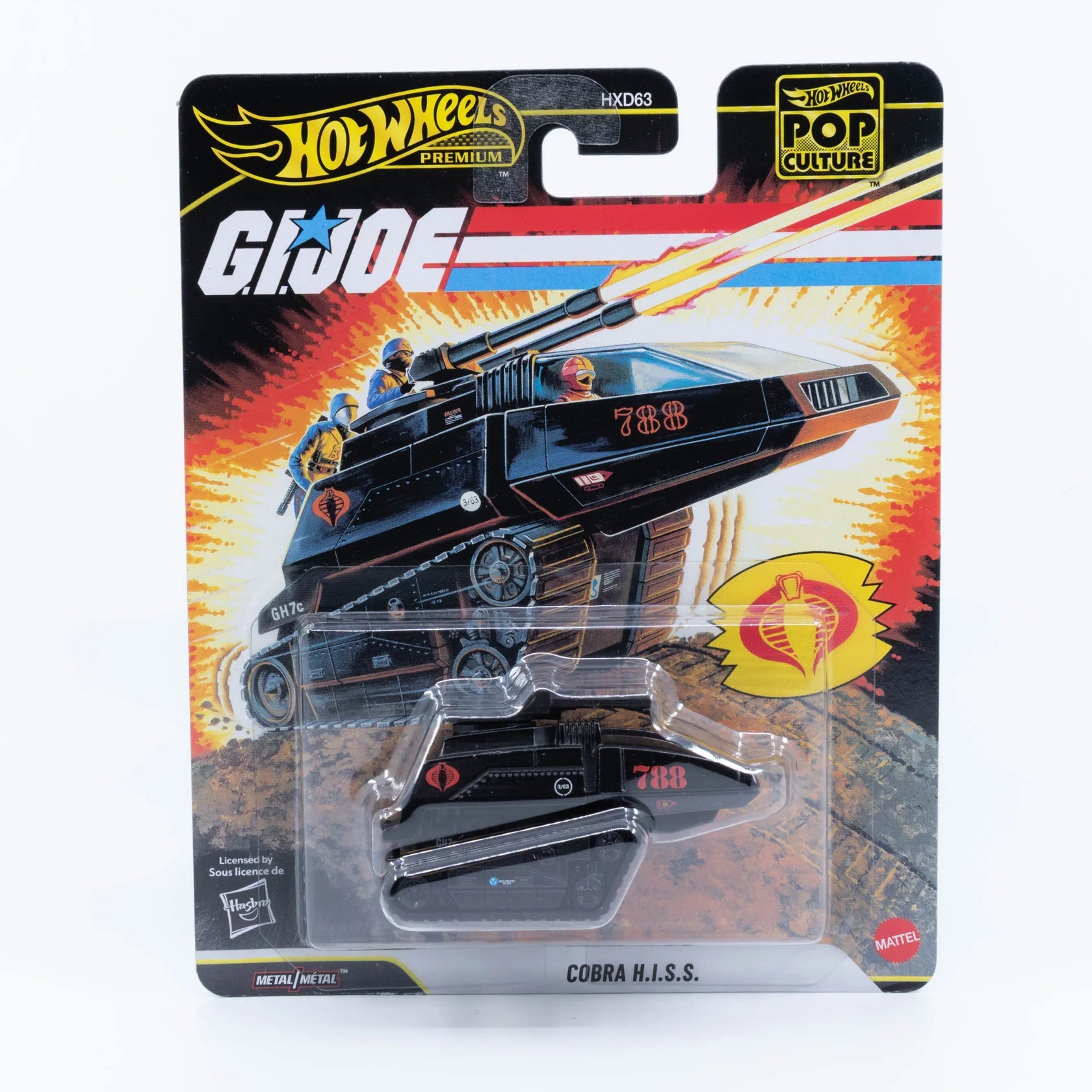 Hot Wheels Pop Culture G.I.JOE COBRA H.I.S.S Tank
