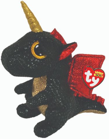 TY Grindal Dragon With Horn Boo Medium