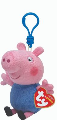 Ty George Pig Keychain