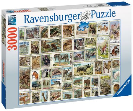 Ravensburger  Animal Stamps 3000 Piece Jigsaw
