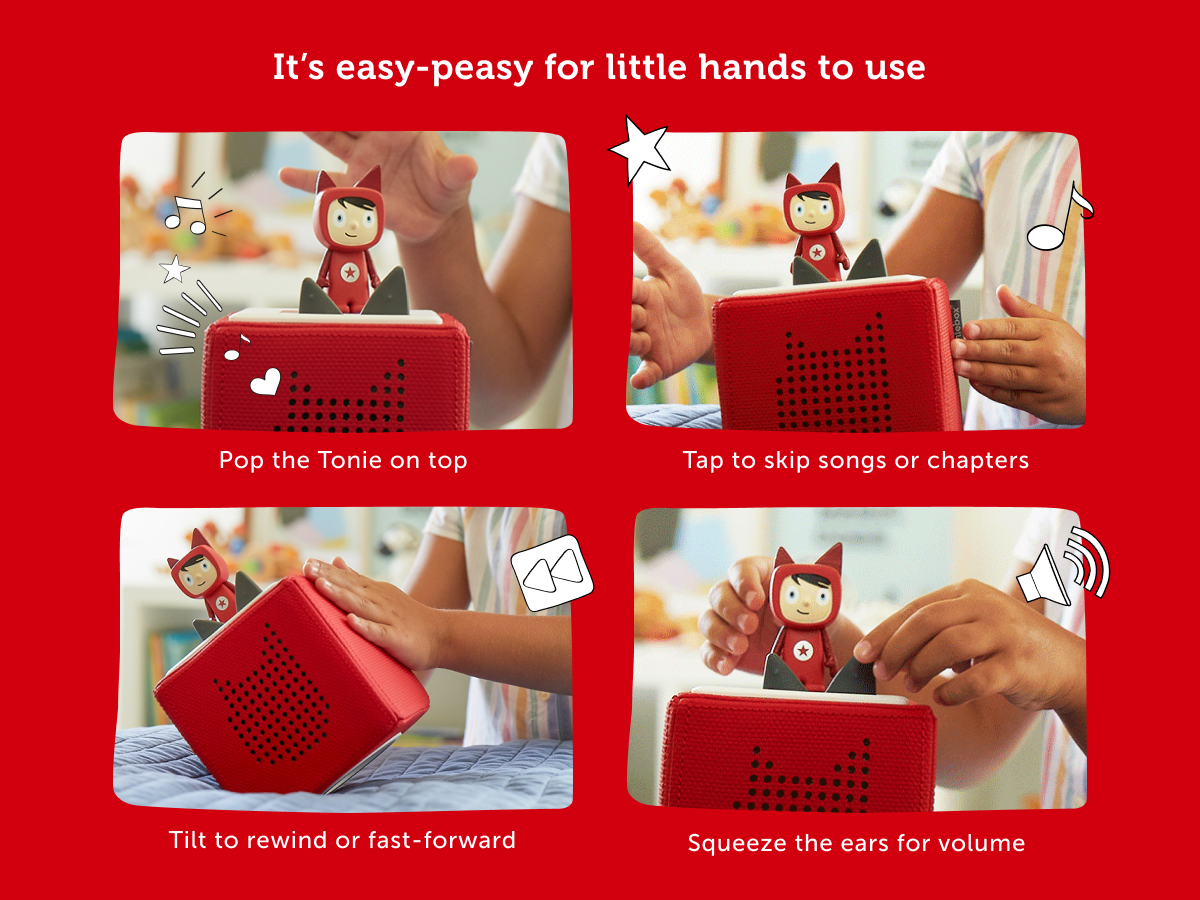 Tonies Starter Set Audio Box Red