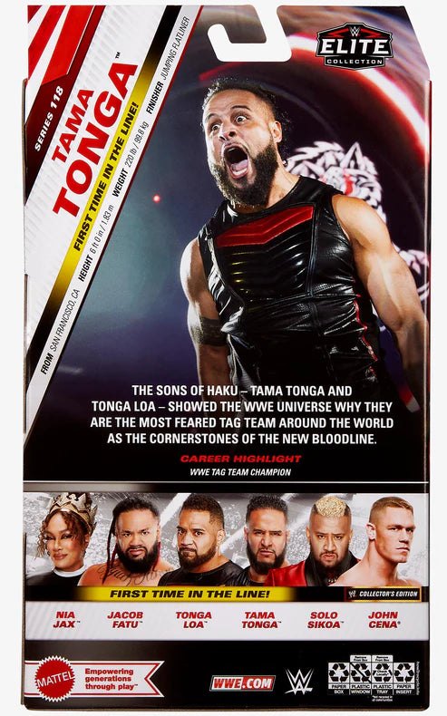 WWE Tama Tonga Elite Action Figure Series 118