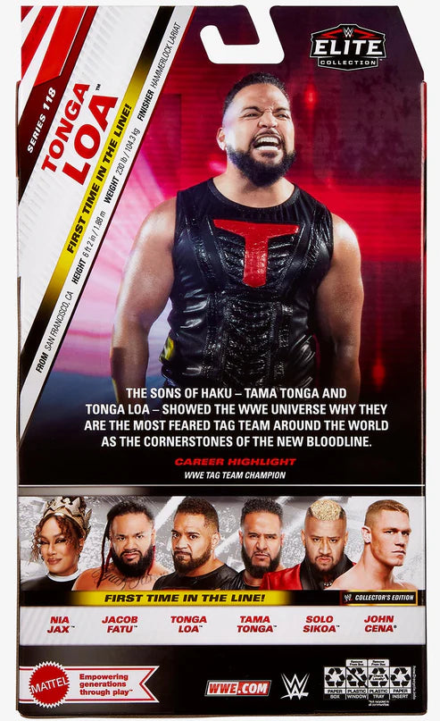 WWE Tonga Loa Elite Action Figure Series 118