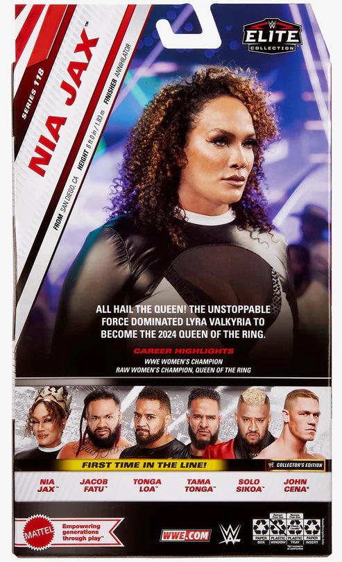WWE Nia Jax Elite Action Figure Series 118