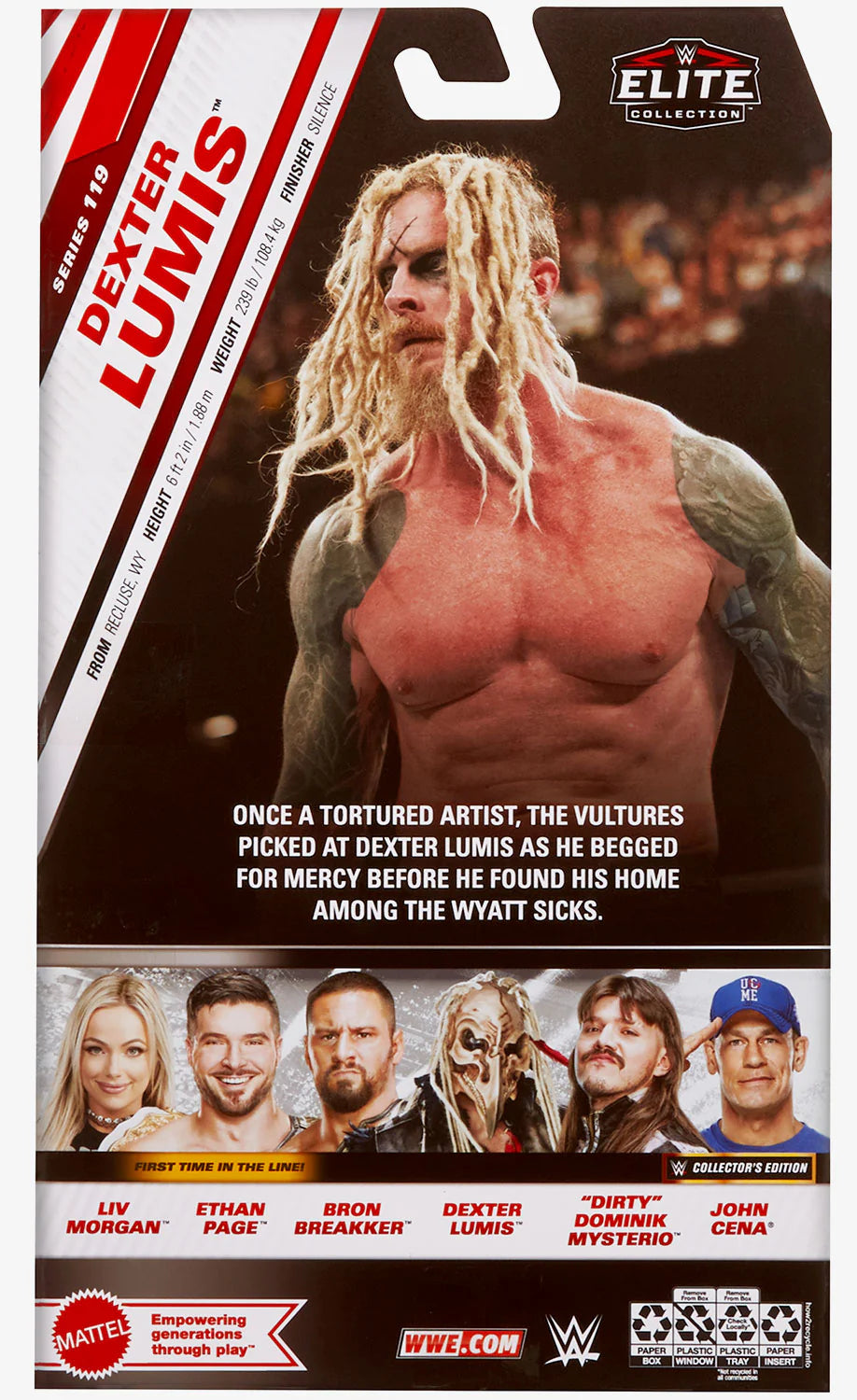 WWE Dexter Lumis Elite Action Figure Series 119