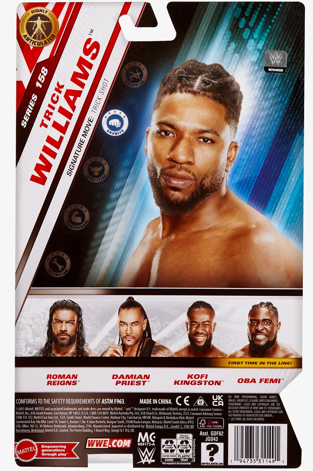 WWE Wrestlemania Main Event Series 158 Trick Williams