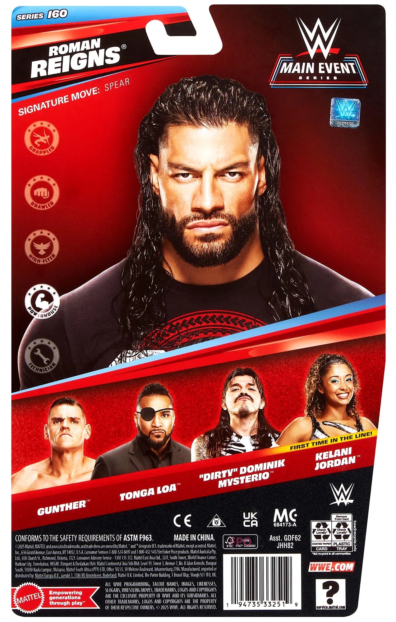 WWE Main Event Series 160 Roman Reigns