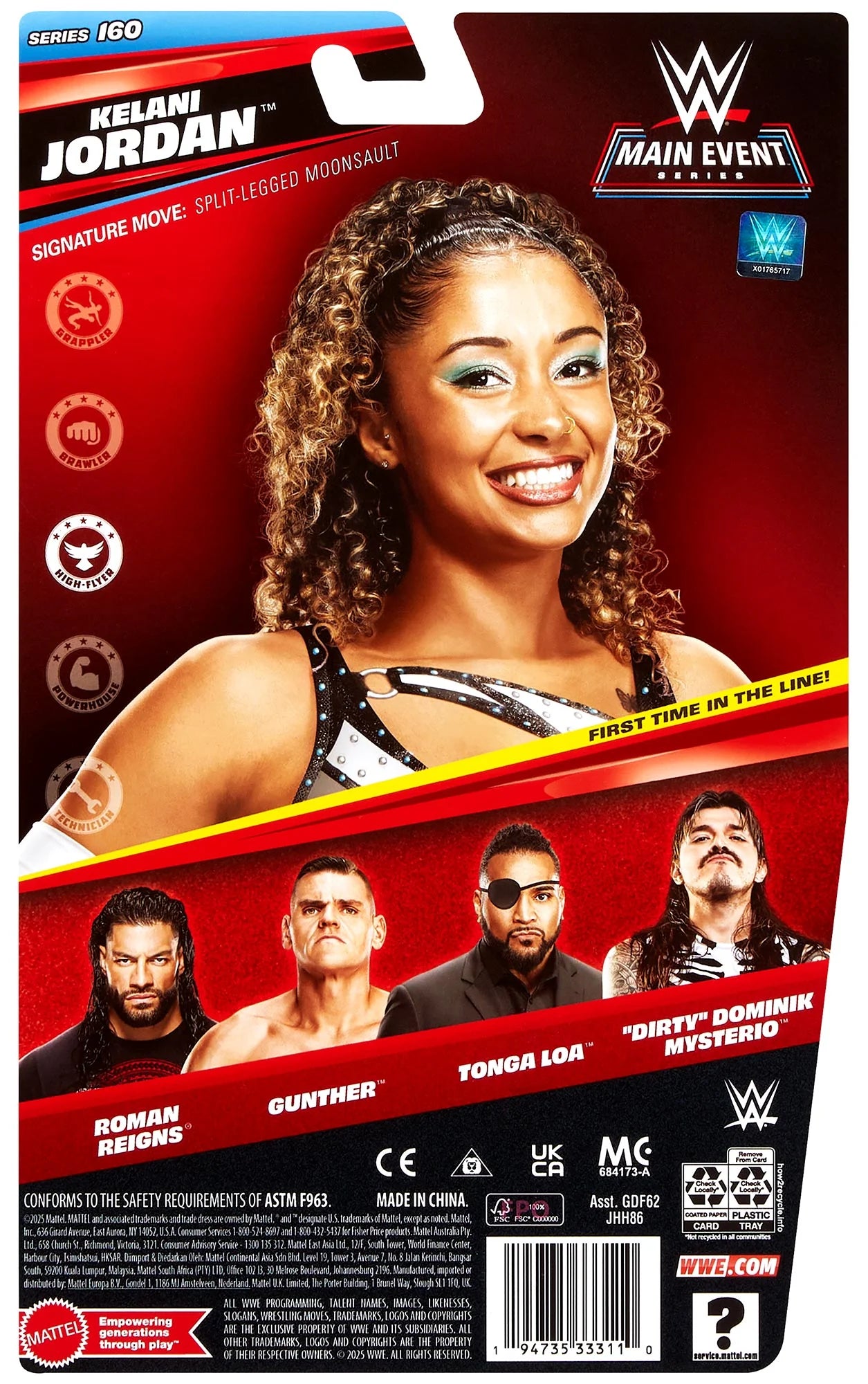 WWE Main Event Series 160 Kelani Jordan