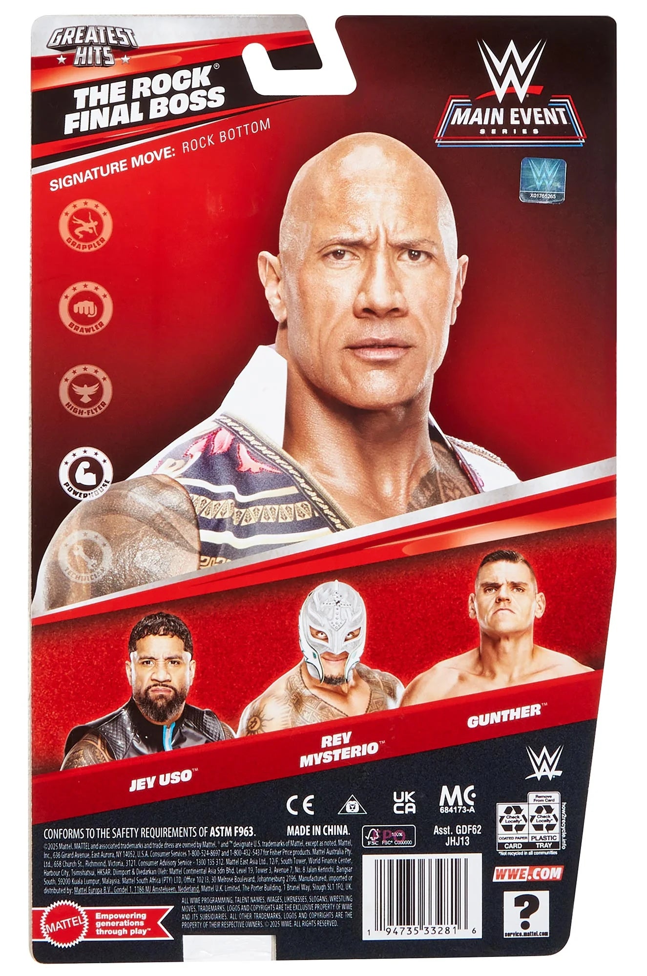 WWE The Rock Main Event Greatest Hits