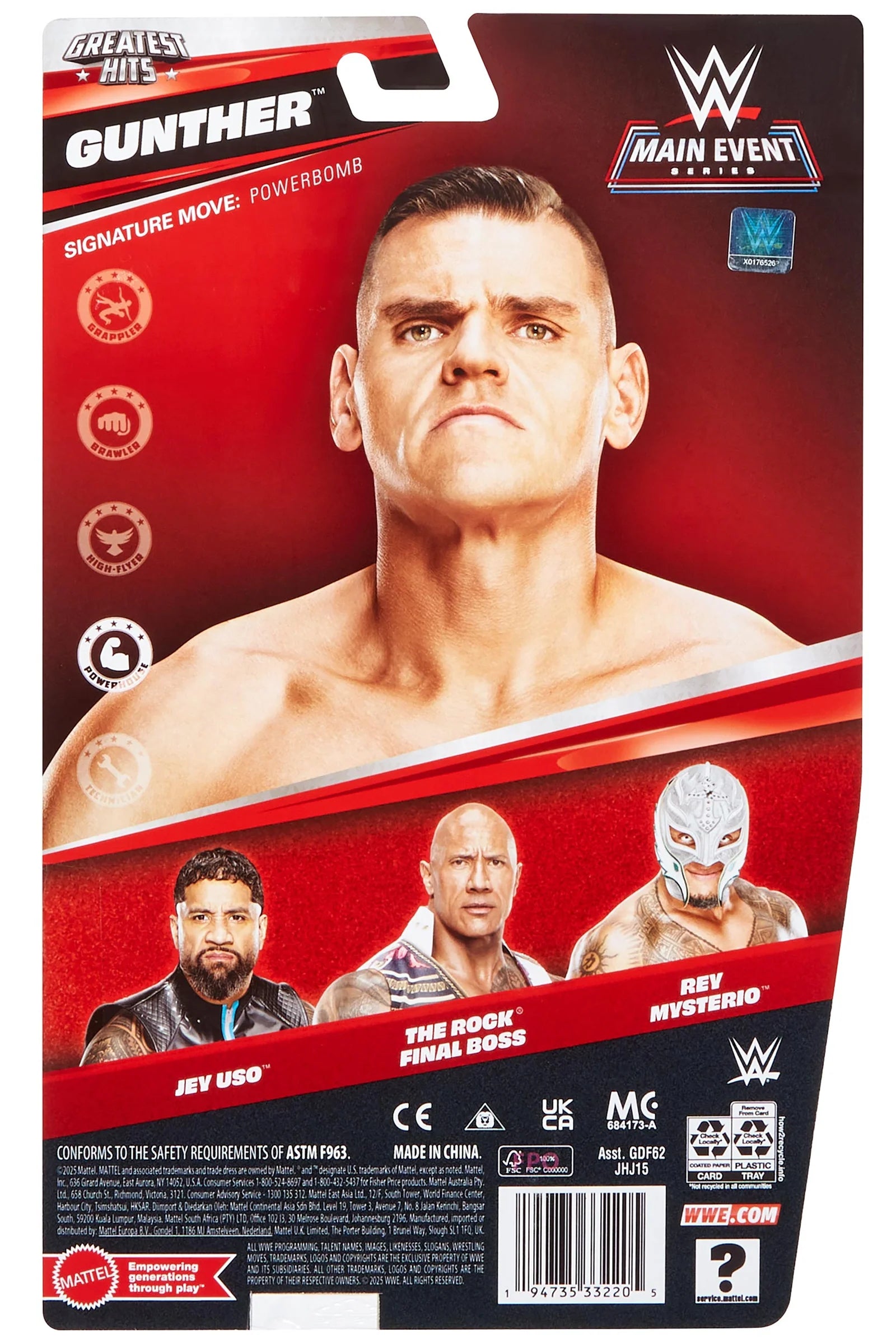 WWE Gunther Main Event Greatest Hits