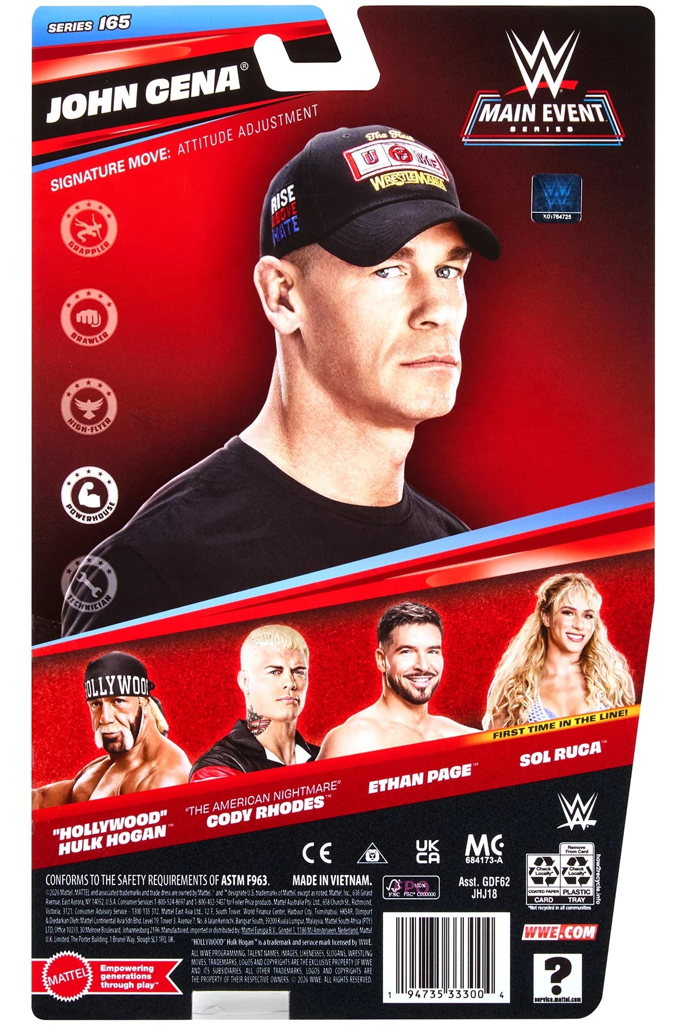 WWE Main Event Series 165 John Cena