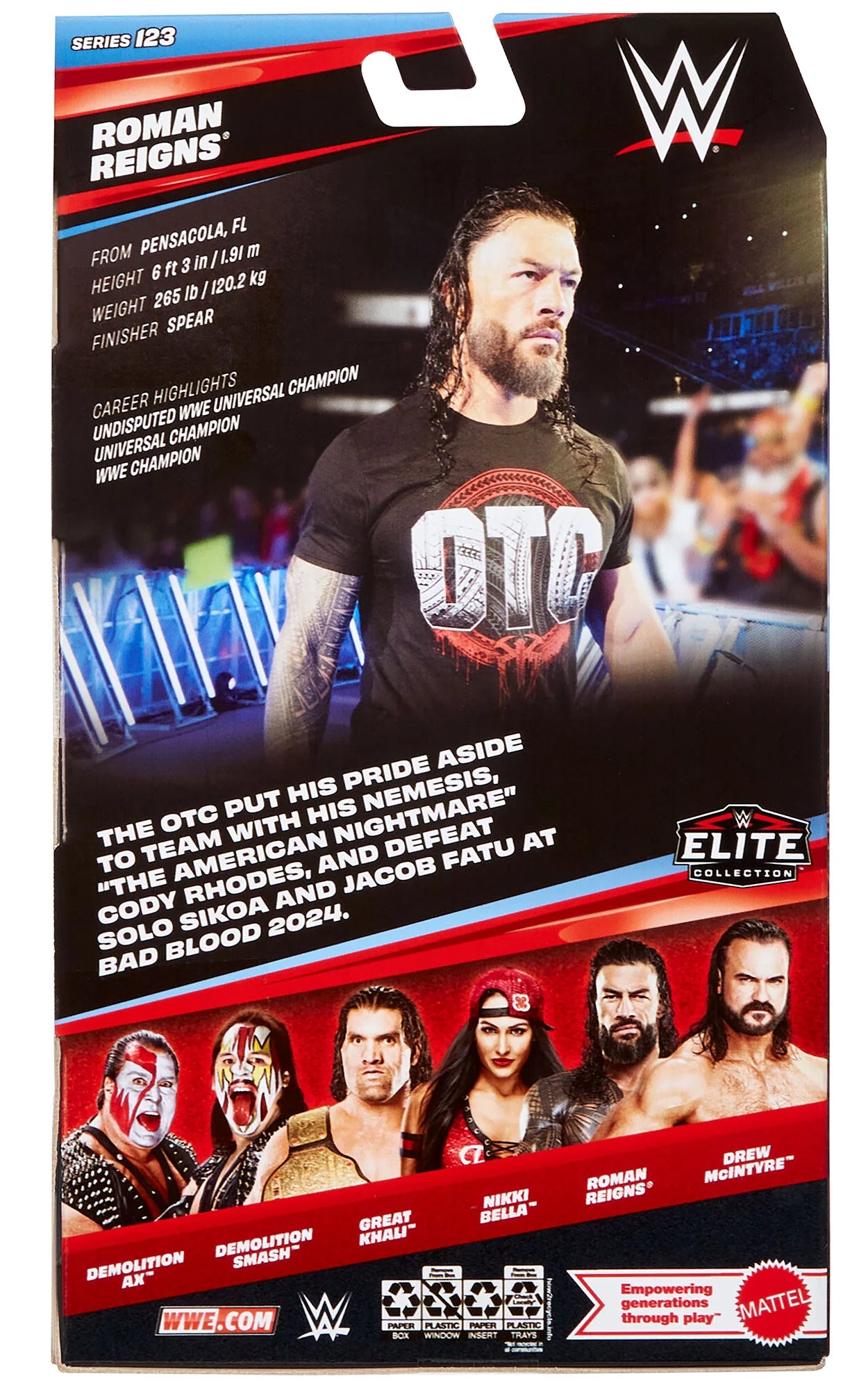 WWE Roman Reigns Elite Action Figure Series 123